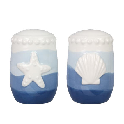 Ceramic Coastal Ombre Salt & Pepper Shaker