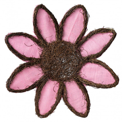 20" Sunflower Grapevine Form - Pink