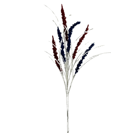 24" Foxtail Spray- Red, White & Blue
