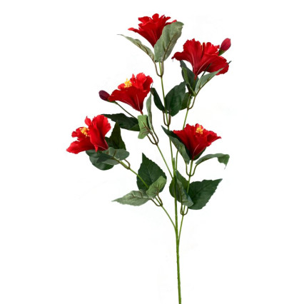 28" Hibiscus Stem- Red