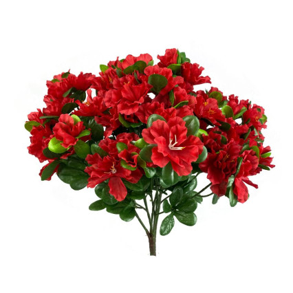 15" Azalea Bush- Red