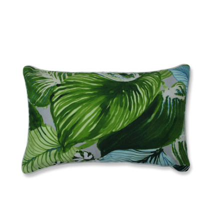 13" x 20" Lush Leaf Jungle Outdoor Pillow