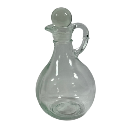 Anchor Hocking 10 oz Glass Cruet with Glass Suction Stopper