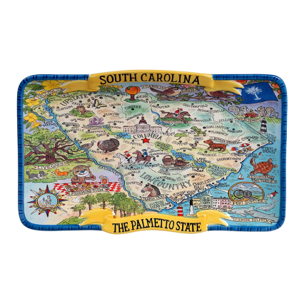 South Carolina Ceramic Platter