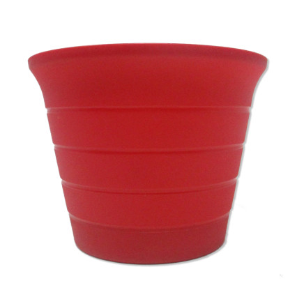 6" Horizon Planter- Ruby Red