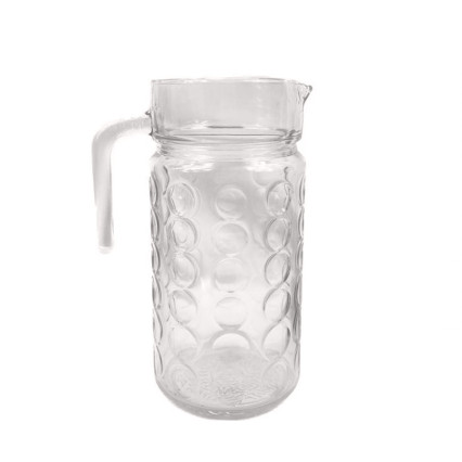 57 oz Coin Glass Pitcher