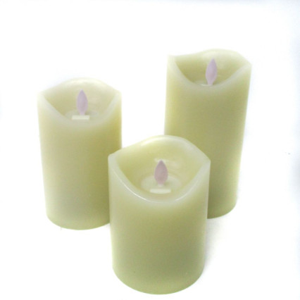 Flickering Flameless Candle - Set of 3