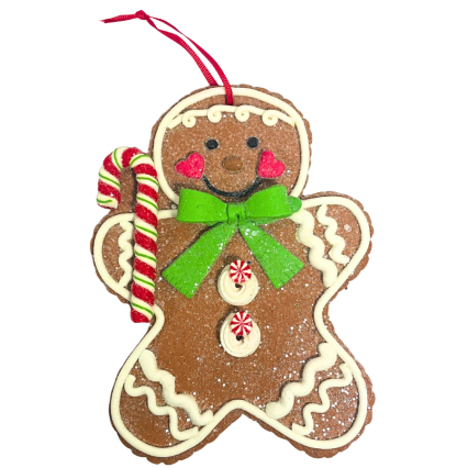 Gingerbread Holiday Ornament - Boy