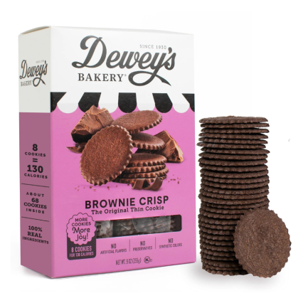Dewey's Bakery Brownie Crisp Thin Cookie