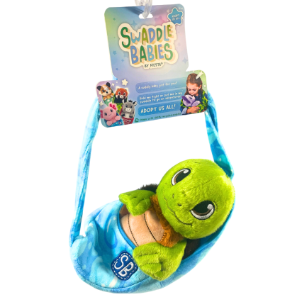 Swaddle Babies - 11" Cuddle Turtle