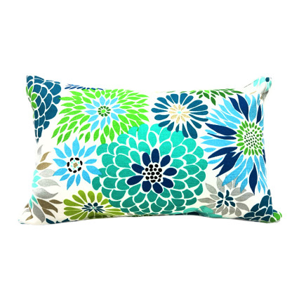 13" x 20" Gigi Seaglass Outdoor Pillow
