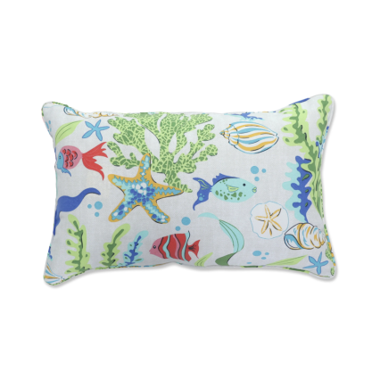 13" x 20" Coral Bay Blue Pillow