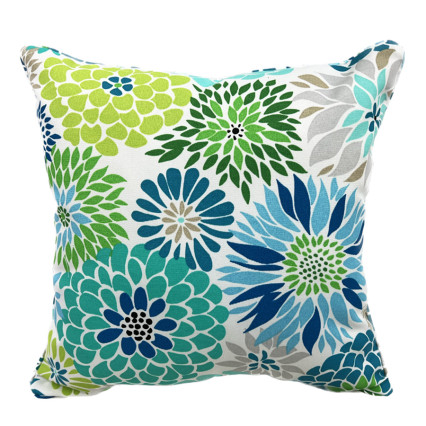 17" Gigi Seaglass Outdoor Pillow