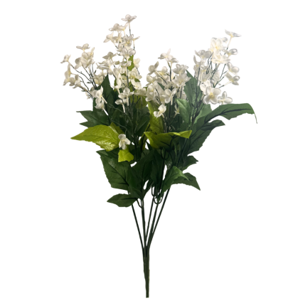 24" Lilac Bush - White