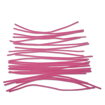 Chenille Stems 12" - Pink