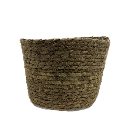 6.5" Round Grass Planter