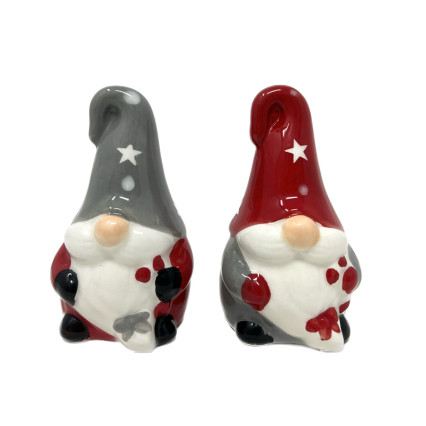 3.75" Gnome Salt & Pepper Shaker Set