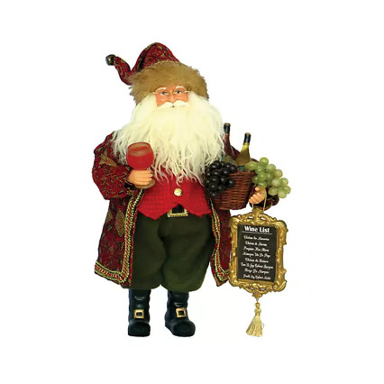 15" Wine Master Santa Claus