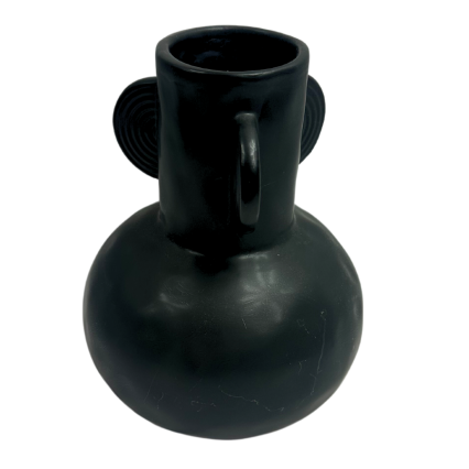 7.5" Boho Vase - Black