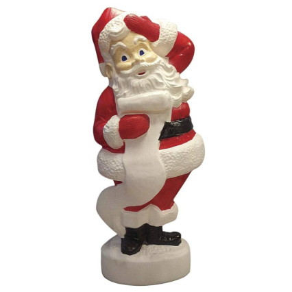 43" Light Up Santa Decor