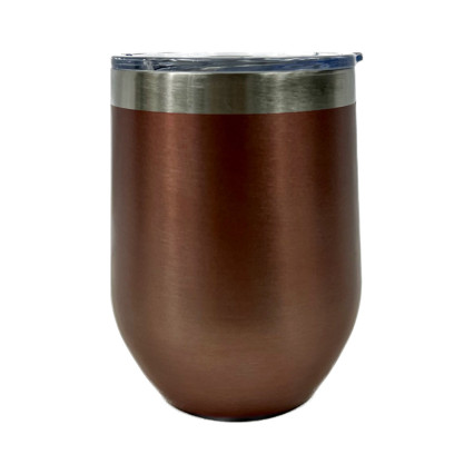 12oz Wine Tumbler-Rose Gold