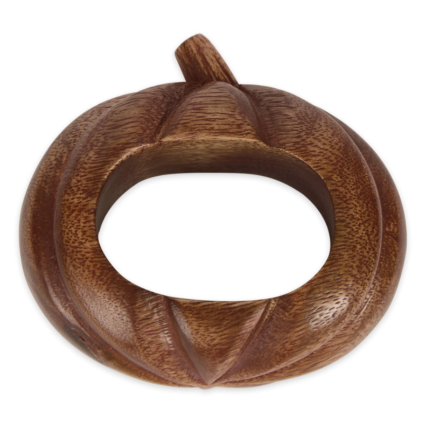 Wood Pumpkin Napkin Ring