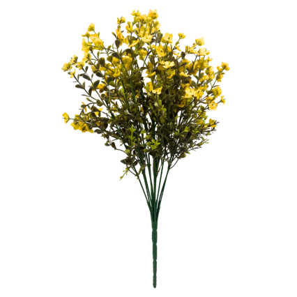 17" Forget Me Not Flower Bush - Yellow