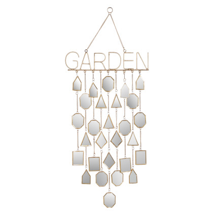 Metal Mirror Windchime - Garden