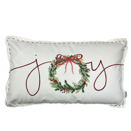 26" Christmas Joy Long Pillow