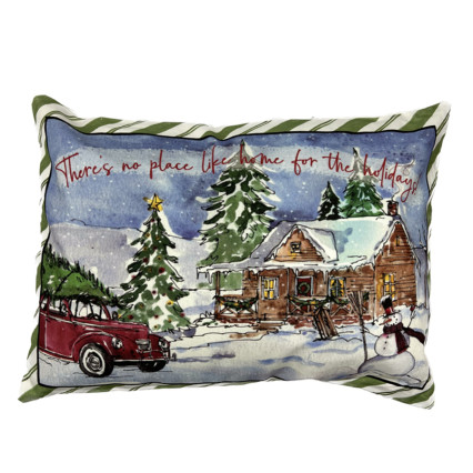 20" Home For The Holidays Pillow