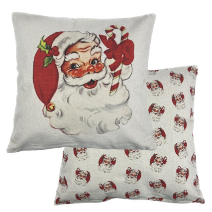 18" Retro Santa Reversible Pillow