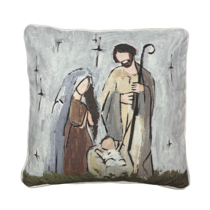 12" Mini Pillow - Nativity