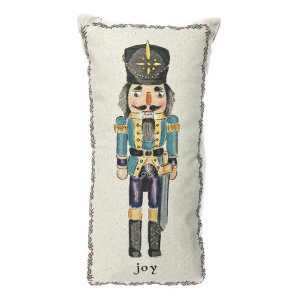 20"H Christmas Nutcracker Indoor Pillow-Joy