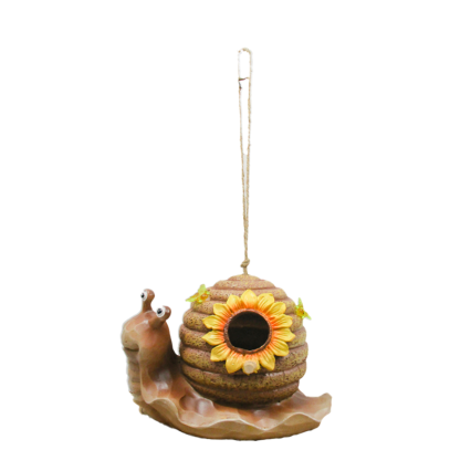 Resin Snail Birdhouse