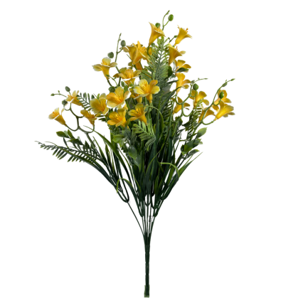 21" Freesia Flower- Yellow