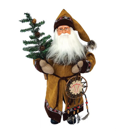 15" Dream Catcher Santa Claus