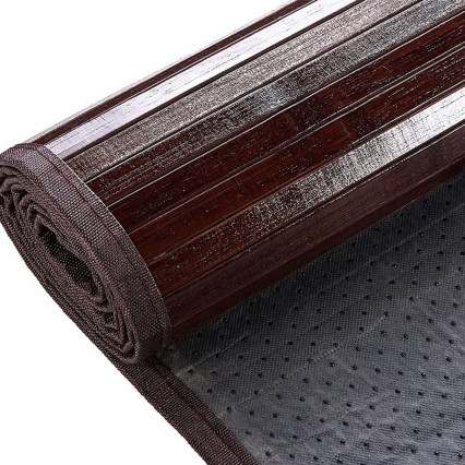 72"x24" Bamboo Floor Mat-Non-Skid Resistant- Mocha Brown