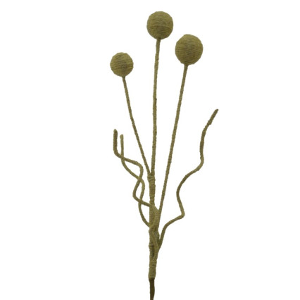 37" Burlap Wrapped Spray - Natural