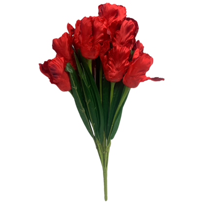 21" Tulip Bush - Red