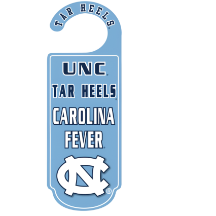 UNC Tar Heels Reversable Door Hanger
