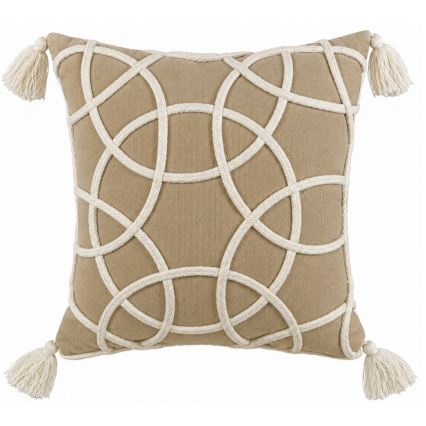 18" Lily Dune Geometric Accent Indoor Pillow