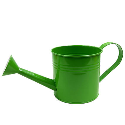 5" Watering Can Planter- Green