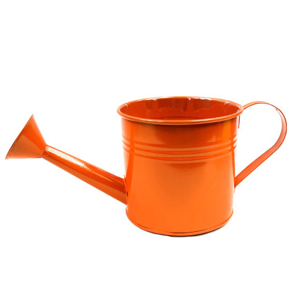 5" Watering Can Planter- Orange