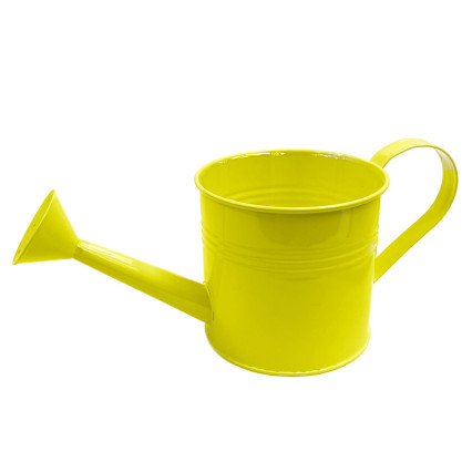 5" Watering Can Planter- Yellow
