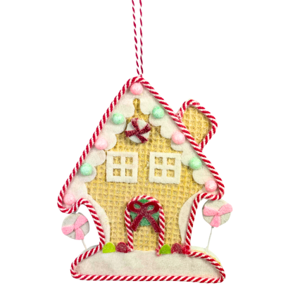 7" Candy House Ornament