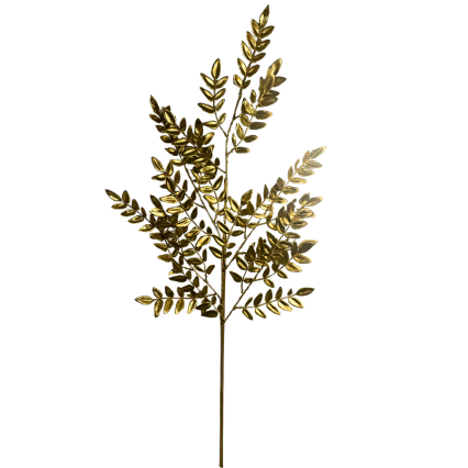 28" Glitter Fern Spray