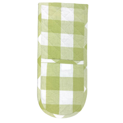 Double Oven Mitt- Green
