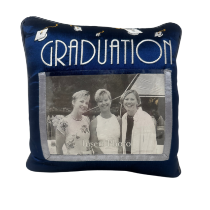 10" x 10" Graduation Picture Throw Pillow