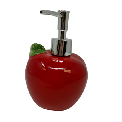 14 oz. Ceramic Apple Soap Pump