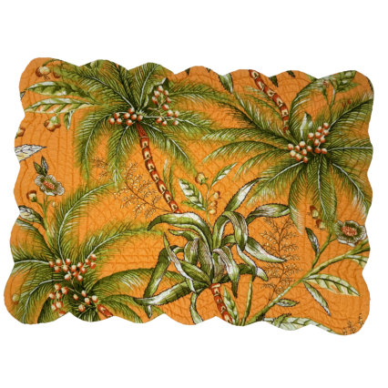 Barbados Sunset Reversable Rectangle Placemat